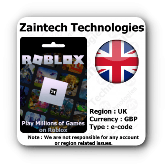 £25 Roblox UK Region