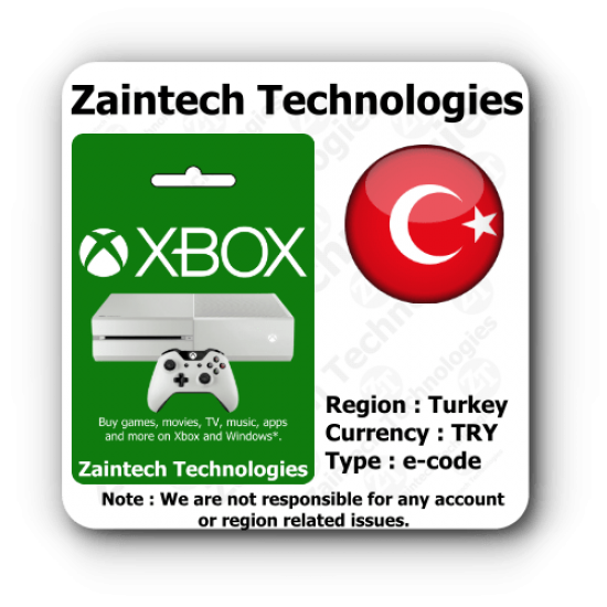 TL 100 Xbox Turkey Region