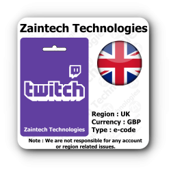 £15 Twitch UK Region